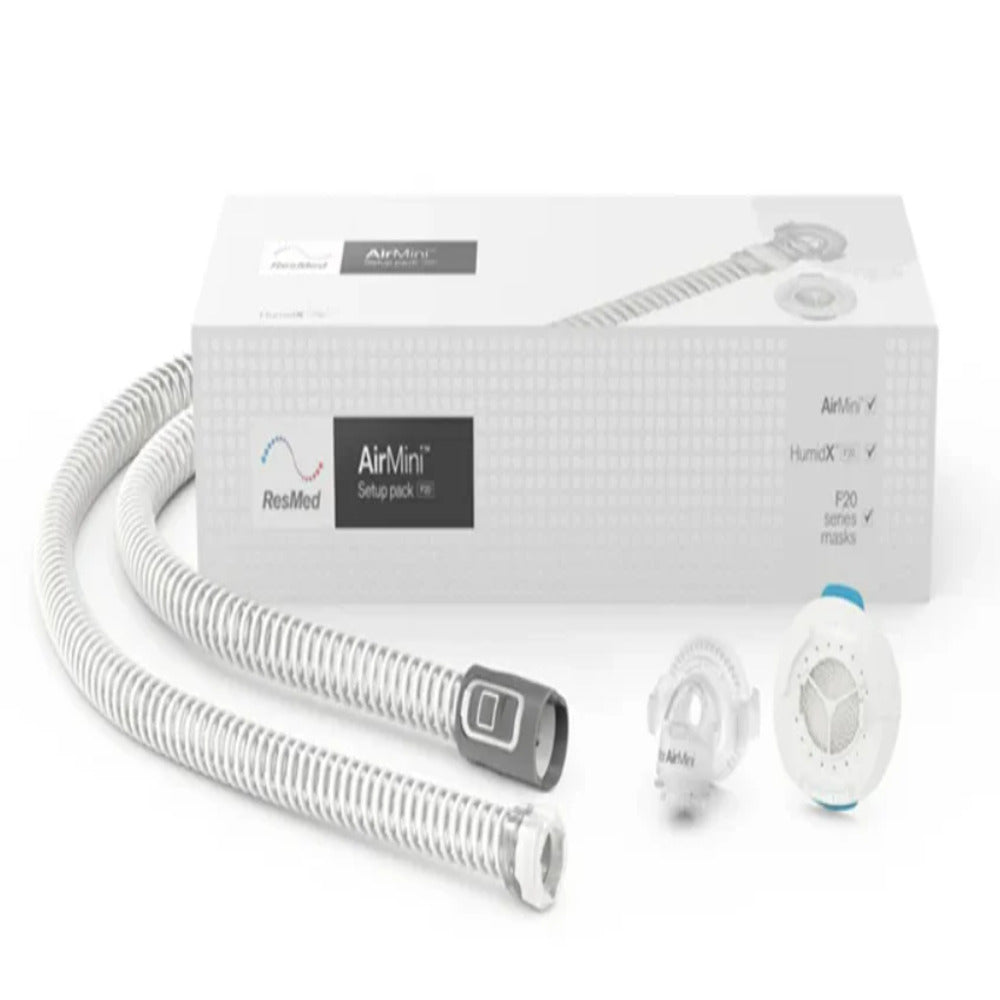 Paquete Manguera AirMini, Codo y Mascarilla AirFit F20